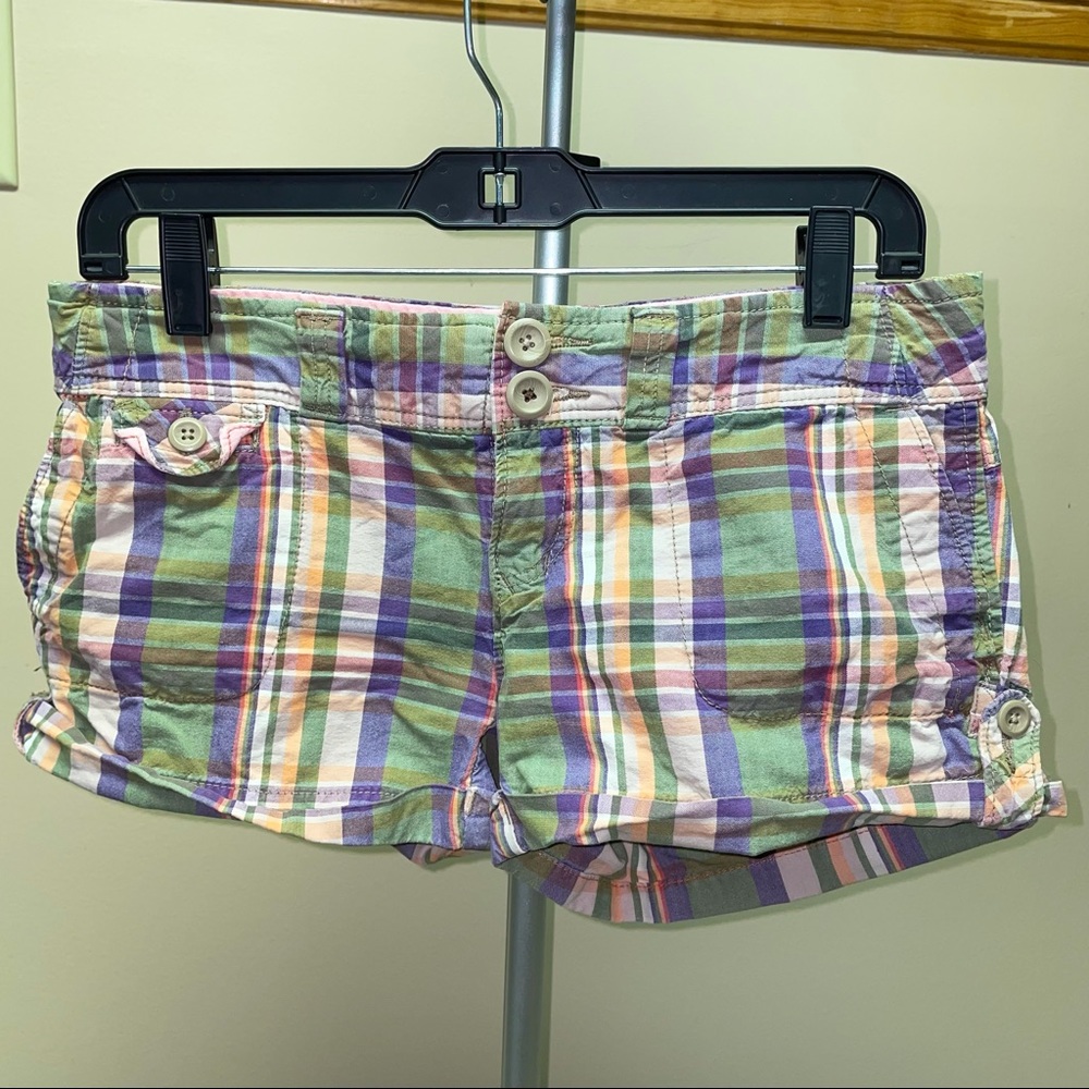 American Eagle Plaid Shorts